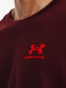 Tričko Under Armour UA LOGO EMB HEAVYWEIGHT SS-RED