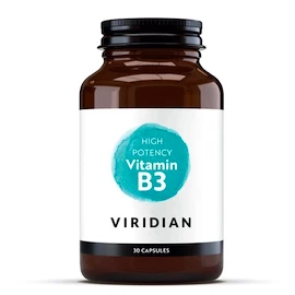 Viridian High Potency Vitamin B3 250 mg 30 kapslí