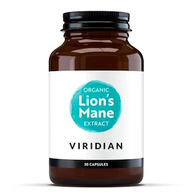 Viridian Lions Mane Extract Organic 30 kapslí