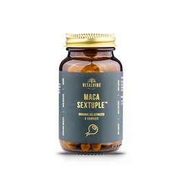 Vitalvibe Maca Sextuple™ BIO Gelatinized 3-Complex 60 kapslí